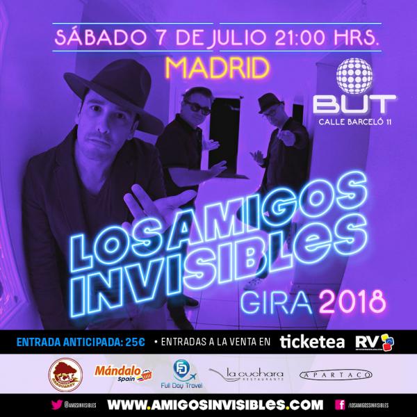 Los Amigos Invisibles Madrid 2018